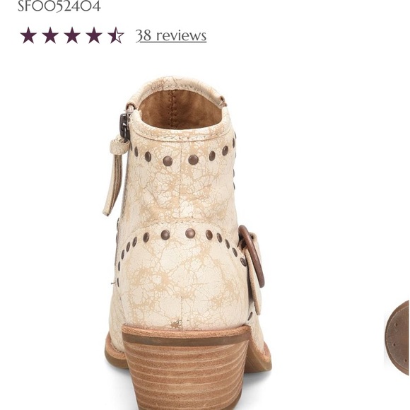 New Sofft Ivory Western-chic booties size 8 - Picture 5 of 16